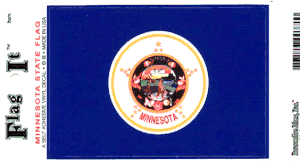 Minnesota Flag Decal Pack of 6