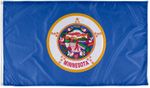 Minnesota Polyester Flag - Old Design