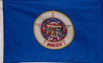 Minnesota Polyester Flag - New Design