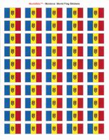 Moldova Sheet of 50 Stickers