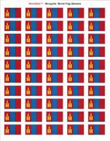 Mongolia Sheet of 50 Stickers