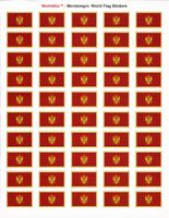 Montenegro Sheet of 50 Stickers