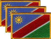 Namibia Flag Patch<br>Pack of 3
