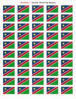 Namibia Sheet of 50 Stickers