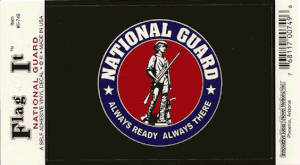National Guard Decal<br>Pack of 6