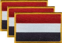 Netherlands Flag Patch<br>Pack of 3