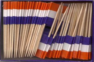 Netherlands Flag Toothpicks  