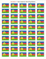 New Caledonia Sheet of 50 Stickers