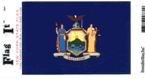 New York Flag Decal<br>Pack of 6