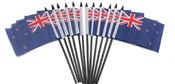 New Zealand Miniature Flags - 12 Pack