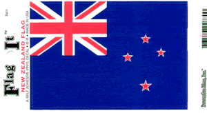 New Zealand Flag Decal<br>Pack of 6