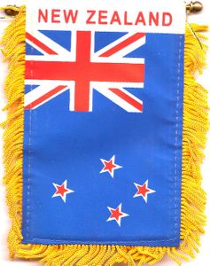 New Zealand Mini Banners <br>Pack of 3