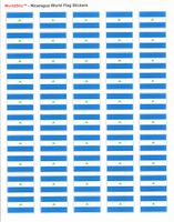 Nicaragua Sheet of 50 Stickers