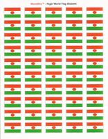 Niger Sheet of 50 Stickers