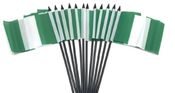 Nigeria Miniature Flags - 12 Pack