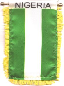 Nigeria Mini Banners <br>Pack of 3