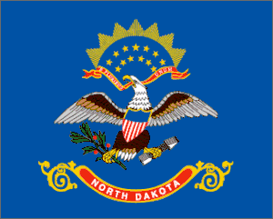 North Dakota Polyester Flag