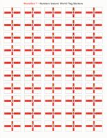 Northern Ireland Sheet of 50 Stickers