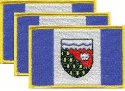 Northwest Territories Patch<br>Pack of 3