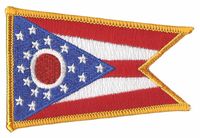 Ohio Flag Patch<br>Pack of 3