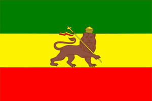 Old Ethiopia With Lion 