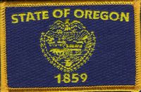 Oregon Flag Patch<br>Pack of 3