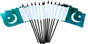 Pakistan Miniature Flags - 12 Pack