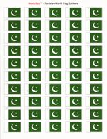 Pakistan Sheet of 50 Stickers