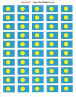 Palau Sheet of 50 Stickers