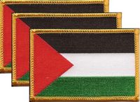 Palestine Flag Patch<br>Pack of 3
