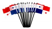 Panama Miniature Flags - 12 Pack