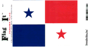 Panama Flag Decal<br>Pack of 6