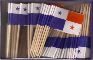 Panama Flag Toothpicks