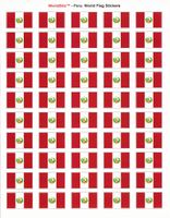 Peru Sheet of 50 Stickers