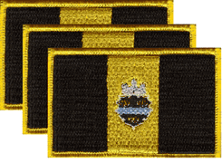 Pittsburg Flag Patch<br>Pack of 3