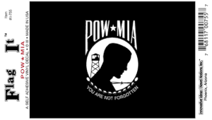 POW/MIA Flag Decal<br>Pack of 6