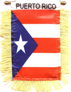 Puerto Rico Mini Banners <br>Pack of 3