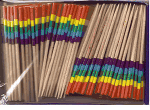 Rainbow Flag Toothpicks