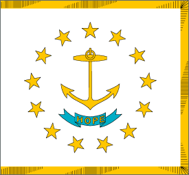 Rhode Island Polyester Flag