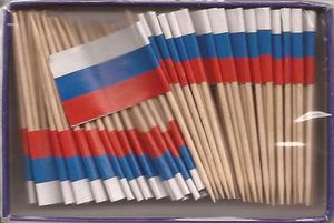 Russia Flag Toothpicks