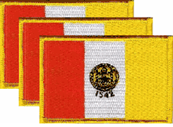 San Diego Flag Patch<br>Pack of 3