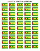 Sao Tome & Principe Sheet of 50 Stickers