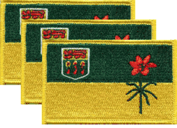 Saskatchewan Patch<br>Pack of 3