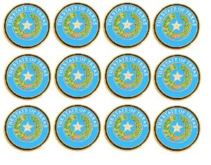 Seal of the State of Texas  Pack of 12