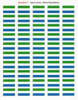 Sierra Leone Sheet of 50 Stickers