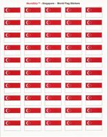 Singapore Sheet of 50 Stickers