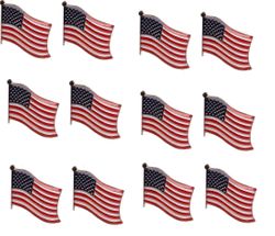 Wholesale Flag Lapel Pins<br>Only $10 Per Dozen