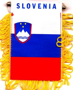 Slovenia Mini Banners <br>Pack of 3