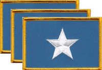 Somalia Flag Patch<br>Pack of 3