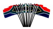 South Africa Miniature Flags - 12 Pack